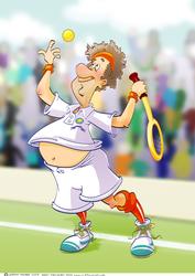 Tennis Dude A4.