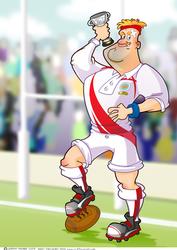 Rugby Dude A4. England.