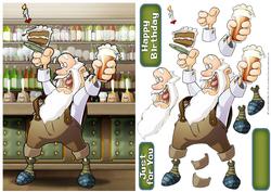 Grandad Beer and Cake Dude