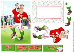 Rugby Dude Wales. Quick Card.