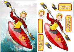 Canoe/kayak Dude (red)