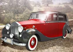 Vintage Art Deco Car (red)