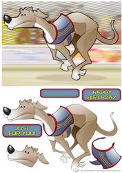 Greyhound Race (brown)