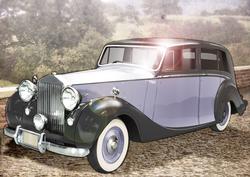 Vintage Art Deco Car (lilac)