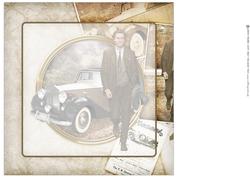 Art Deco Man Antonio (brown) Insert