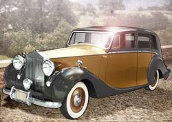 Vintage Art Deco Car (gold)