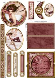Forest Fairy Acantha (dark Pink) Mini Easel