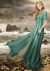 Lady Guinevere A4 (aqua)