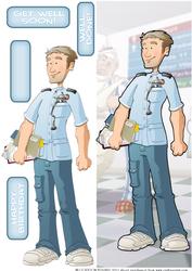 Male Nurse Dude Large Dl