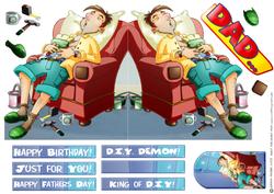 Sleepy D.i.y. Dad Shaped.