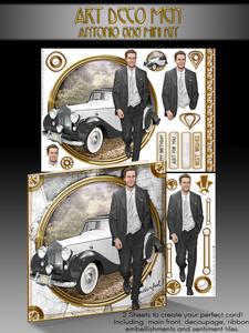 Art Deco Man Antonio (white) Mini Kit