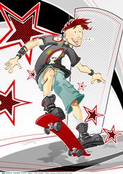Skater Dude A4.
