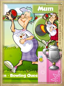 Lawn Bowls Lady Kit.