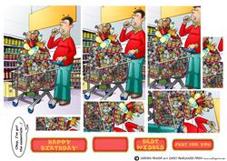 Shopping Dude Pyramid