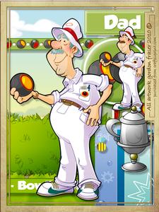 Lawn Bowling Dude Kit.