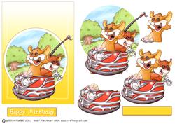 Bumper Car Mice.