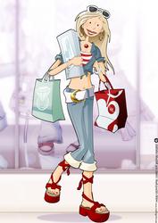 Shopaholic (blond) A4