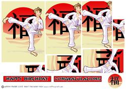 Karate Dude Pyramid.