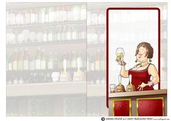 Barmaid Dudess (brown Hair) Insert