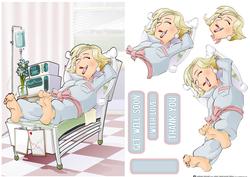 Get Well Soon Dudess (blond Hair)