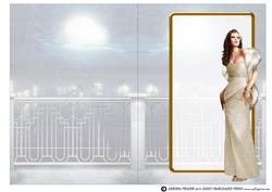 Art Deco Lady Pearl Christmas (cream) Insert