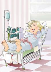 Get Well Soon Dudess (blond Hair) A4