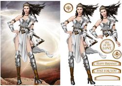 Gina Warrior Princess (white)