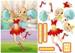 Cheerleader Dudess (red)