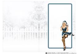 1950's Eva Grace Winter Wonderland (blue/blonde) Insert