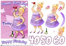 Wine and Cake Lady Ages.