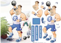 Get Fit Dude (blue)