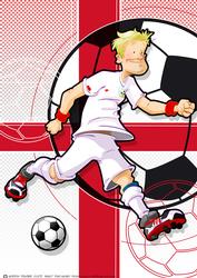 Football Dude England A4.