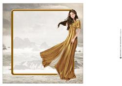 Lady Guinevere (gold) 8x8 Quick Card Insert