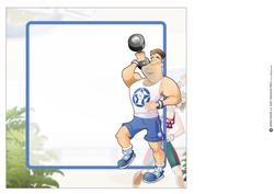 Get Fit Dude (blue) 8x8 Insert