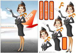 Air Hostess Orange