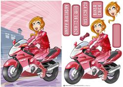 Biker Chick Pink