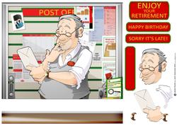 Post Office Dude 8x8 Quick Card