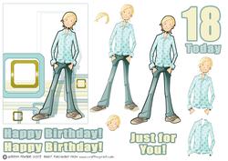 18th Birthday Teen Dude.