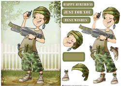 Mini Army Dude