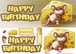Too Much Cheese Mouse Horizontal Dl