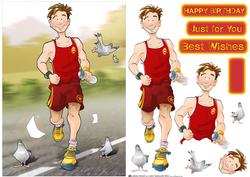 Jogger Dude (red)