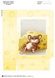 Too Much Cheese Mouse Mini Gift Bag