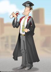Graduation Dude A4