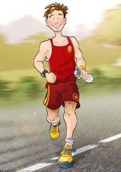 Jogger Dude (red) A4