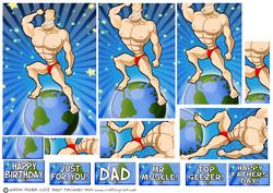 Muscleman Dude Pyramid.