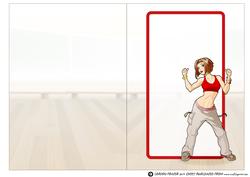 Fitness Dancer Dudess Brown Hair Insert