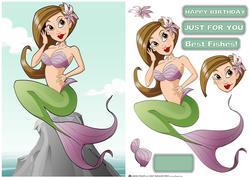 Mermaid Dudess Brown Hair