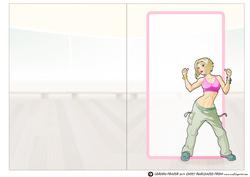 Fitness Dancer Dudess Blonde Hair Insert
