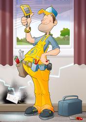 Electrician Dude A4