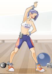 Get Fit Dudess Purple A4